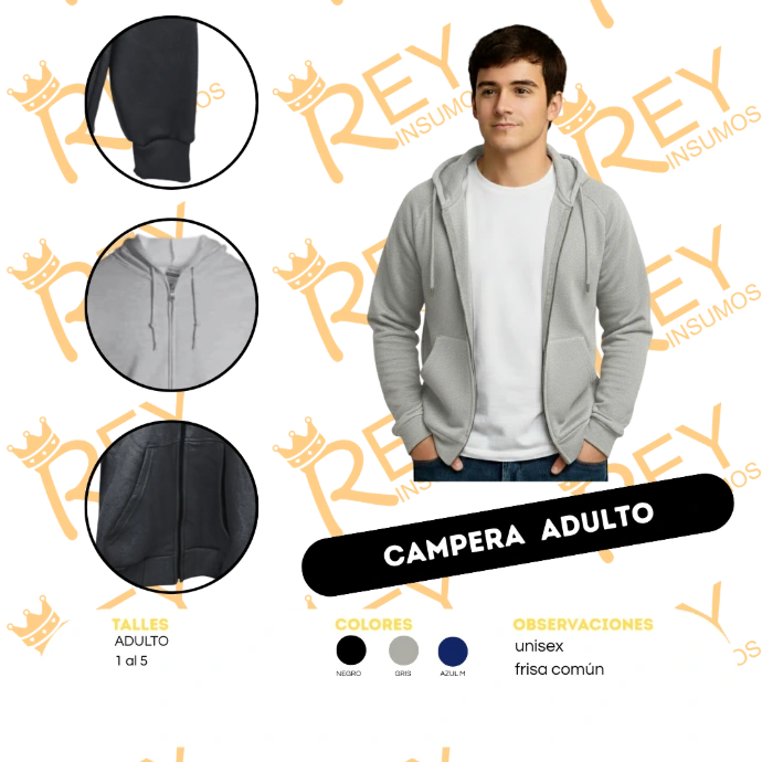Campera Adulto Frisa