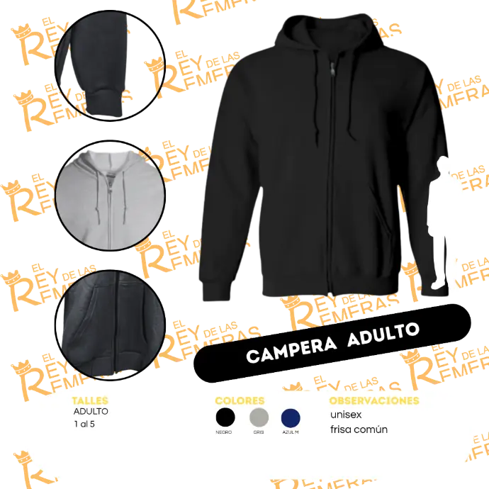 [BACAA] Campera Adulto Frisa