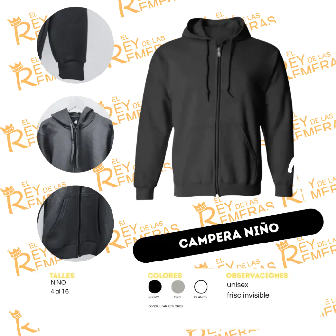 [BCEAA] Campera Niño Frisa Invisible