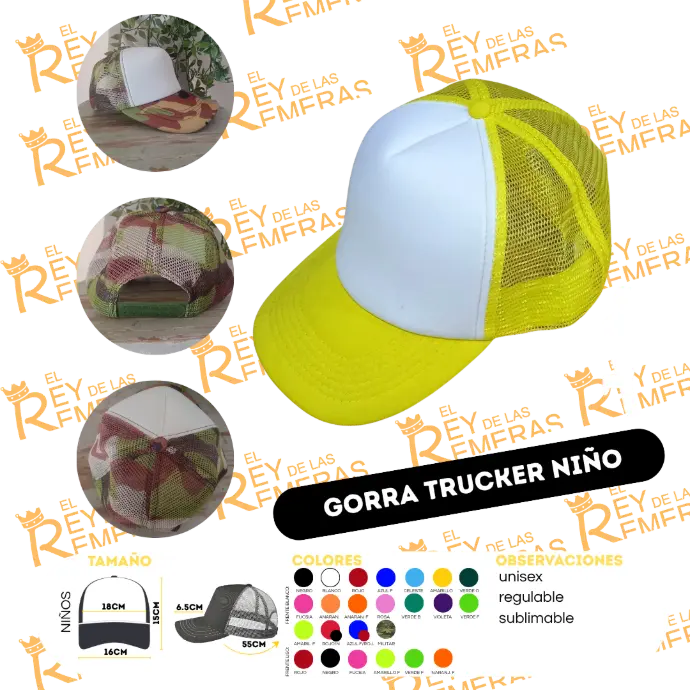 [AEEAA] Gorras Trucker Niño