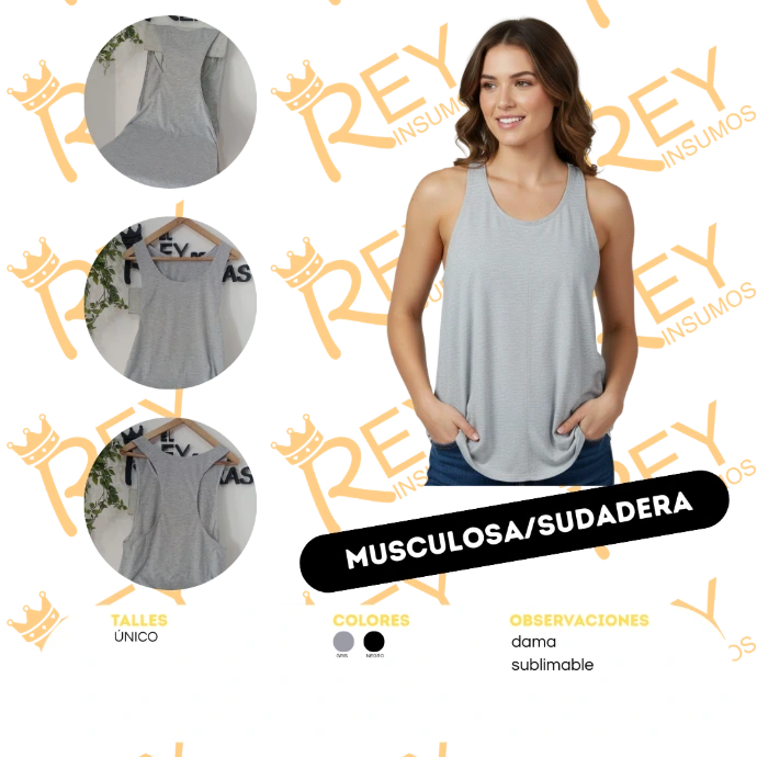 [ACKAA] Sudadera/Musculosa Dama Spum
