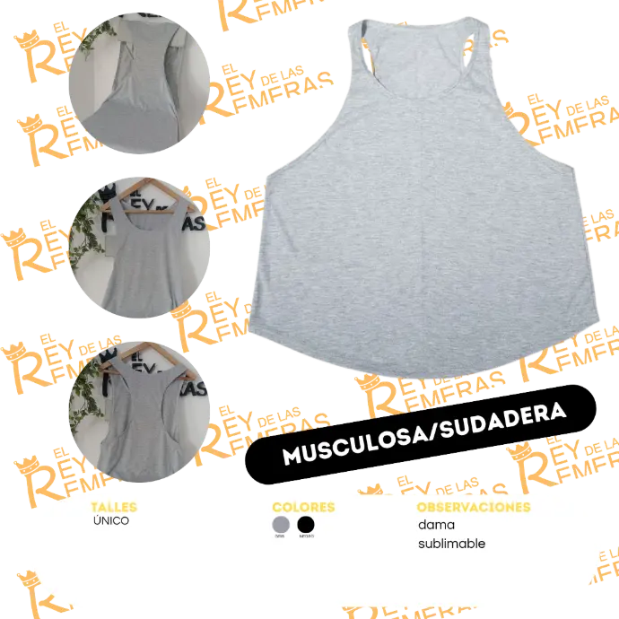 [ACKAA] Sudadera/Musculosa Dama Spum