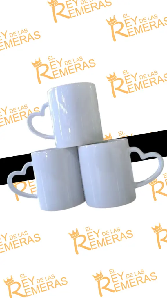 [CBFAA] Taza ceramica con asa de corazon
