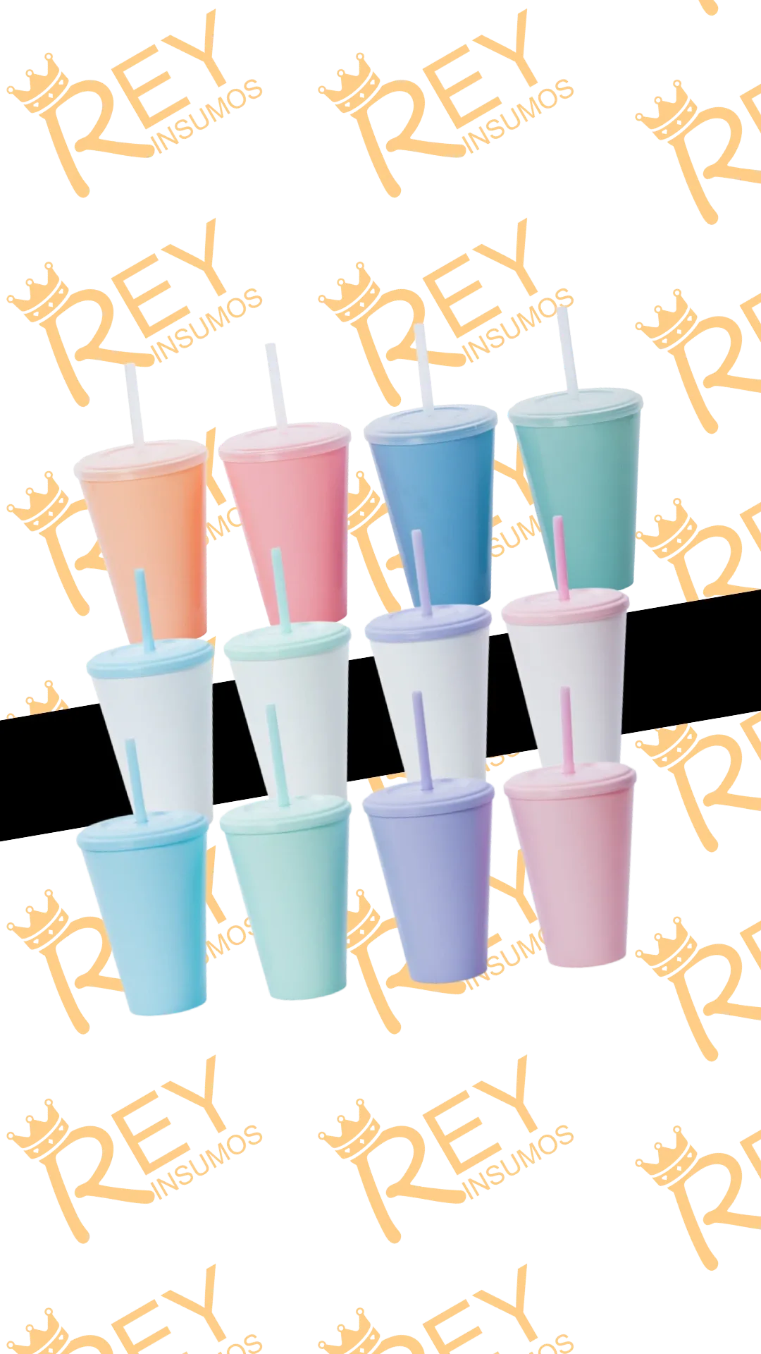 Vaso Flexible de colores